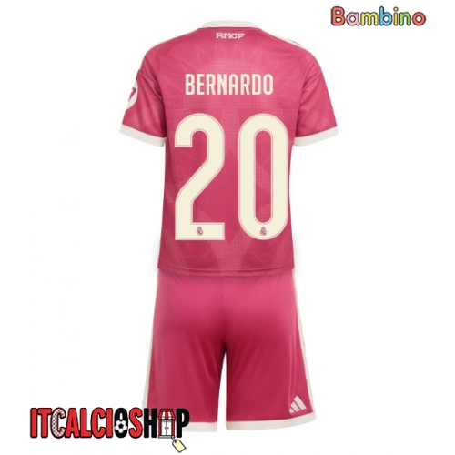 Real Madrid Bernardo Silva #20 Terza Maglia Bambino 2026-27 Manica Corta (+ Pantaloni corti)